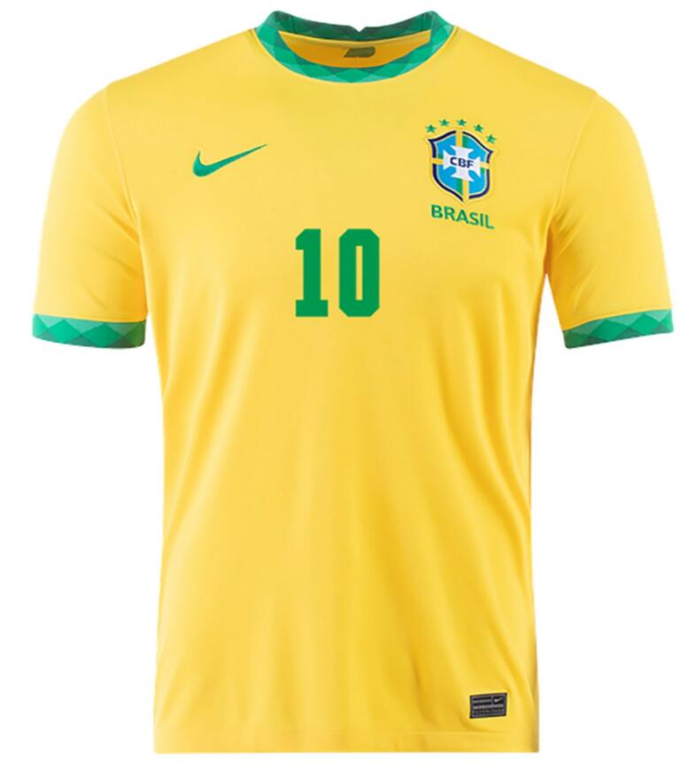 Brazil 2020/21 Home 10 NEYMAR JR Shirt Soccer Jersey | Dosoccerjersey Shop