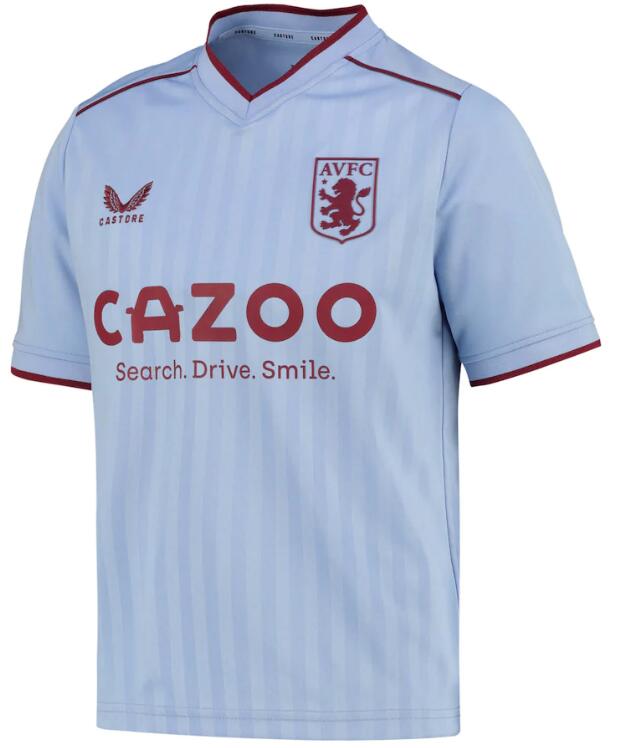 Aston Villa 2022/23 Away Shirt Soccer Jersey | Dosoccerjersey Shop