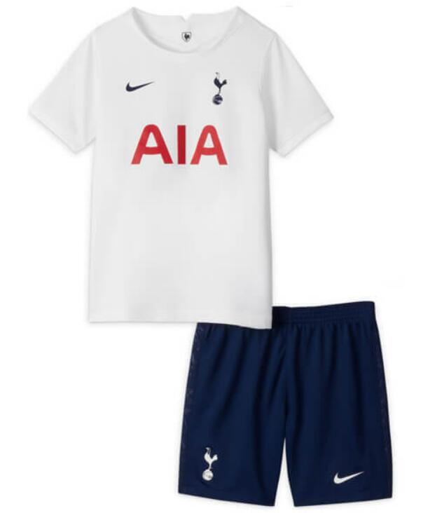 Tottenham Hotspur 2021/22 Home Kids Soccer Kit Children Shirt and ...