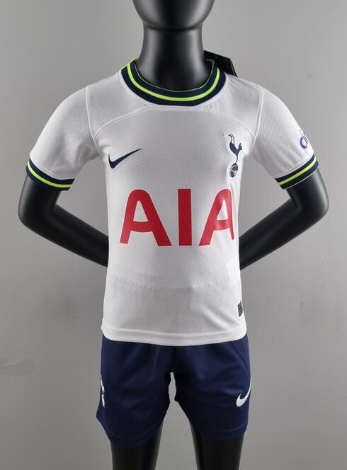 Tottenham Hotspur 2022/23 Home Kids Soccer Kit Children Shirt and ...