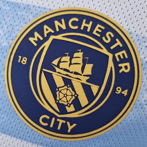 Manchester City 2022/23 Special Blue White Match Version Shirt Soccer ...