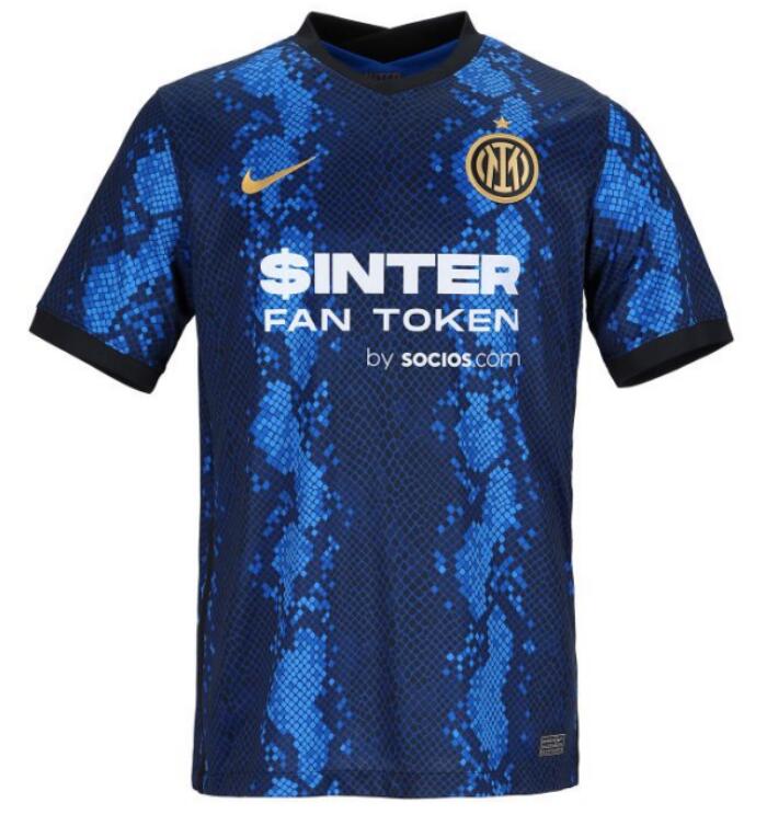 Inter Milan 2021/22 Home Shirt Soccer Jersey | Dosoccerjersey Shop