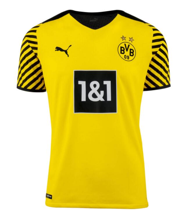 Borussia Dortmund 2021/22 Home Match Version Shirt Soccer Jersey