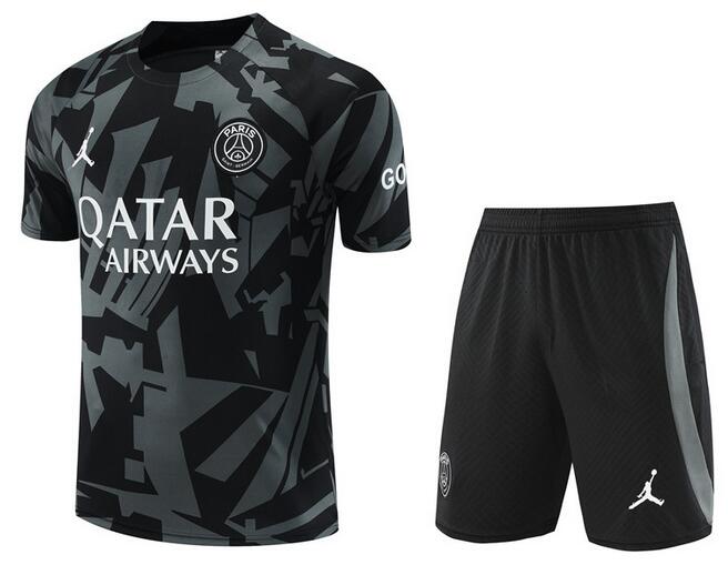 PSG 2022/23 Black Grey Training Uniforms | Dosoccerjersey Shop