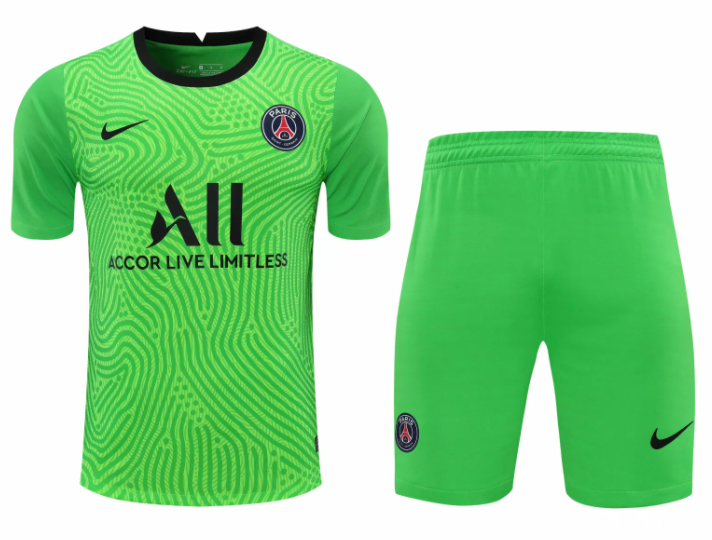 PSG 2020-21 Goalkeeper Green Soccer Team Kit | Dosoccerjersey Shop