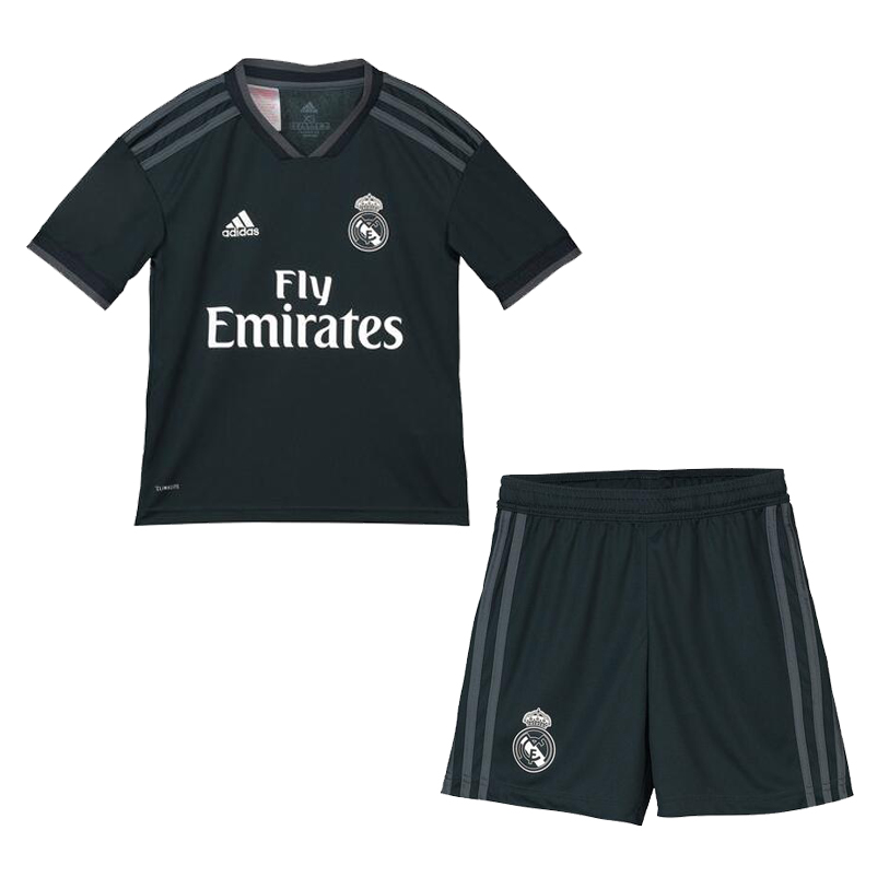 Real Madrid 2018/19 Away Kids Soccer Jersey Kit Children Shirt + Shorts ...