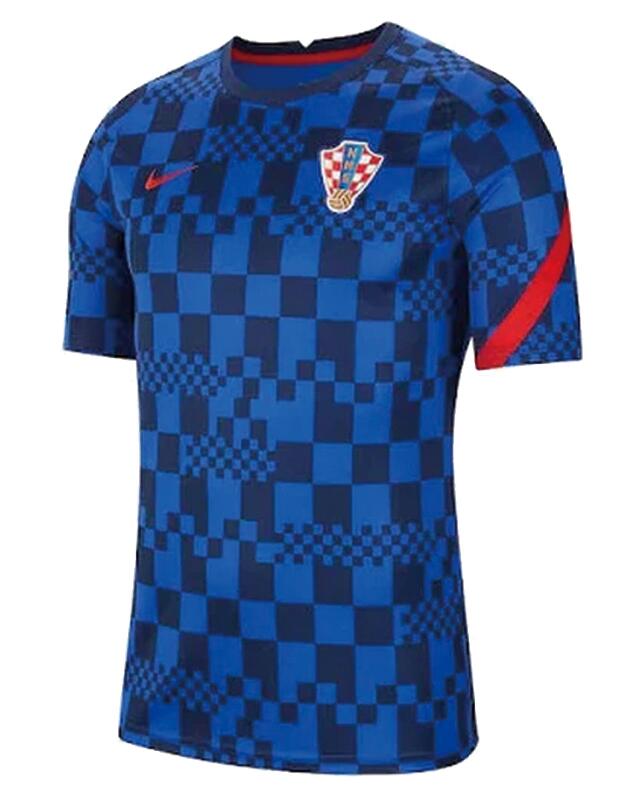 Croatia 2021/22 Blue Training Shirt | Dosoccerjersey Shop