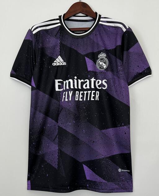 Real Madrid 2023/24 Special Purple Black Shirt Soccer Jersey ...