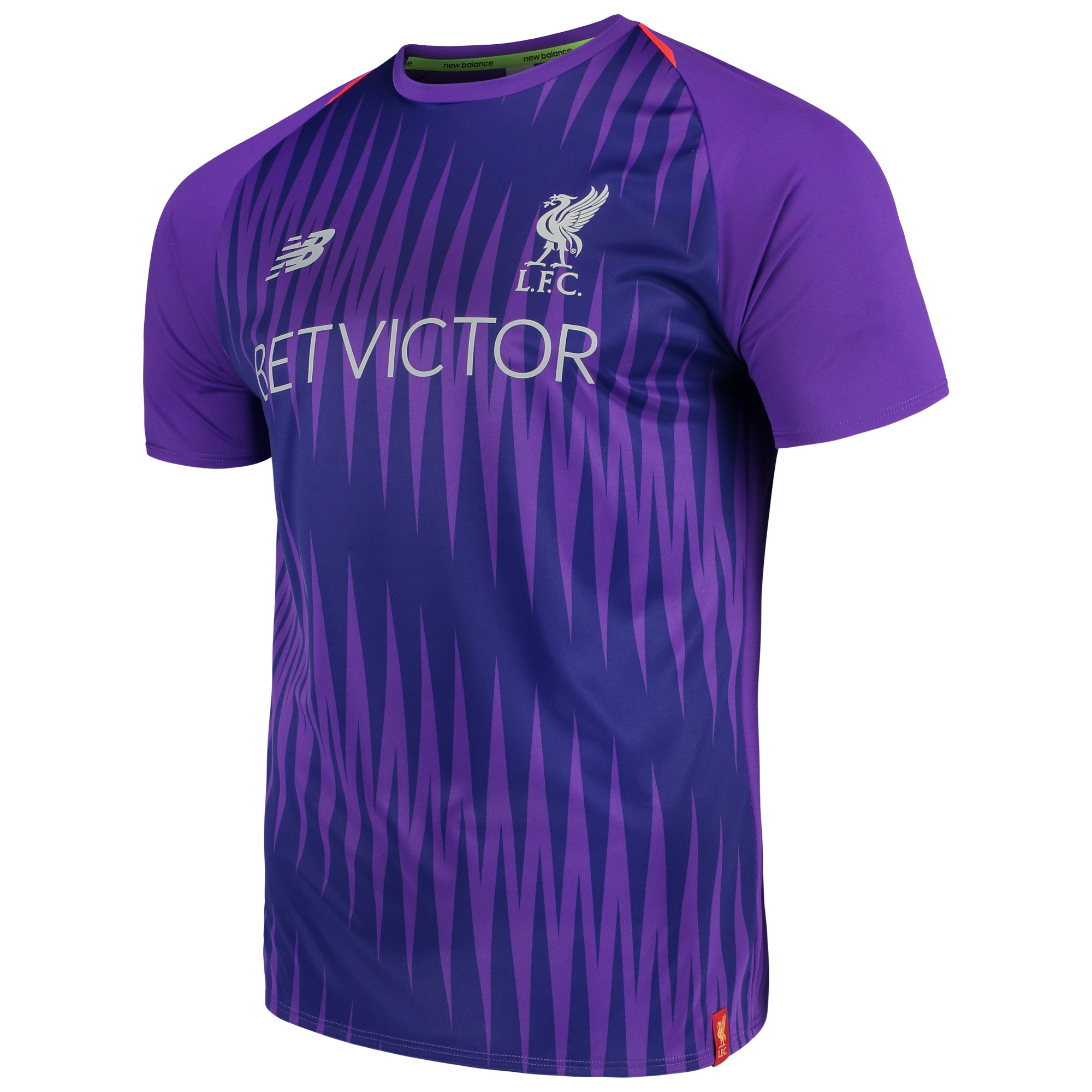 Liverpool 2018/19 Purple Elite Match Day Training Shirt ...