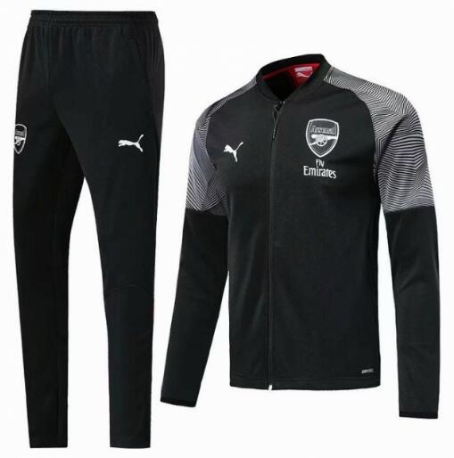 Arsenal 2019/2020 Black Training Suit (Jacket+Trouser) | Dosoccerjersey ...