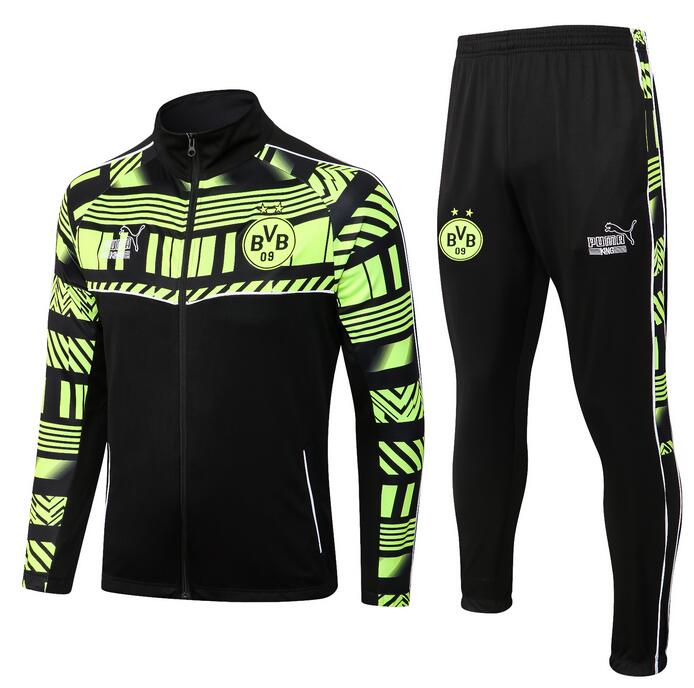 Dortmund 2022/23 Black Yellow Training Suits (Jacket+Trouser)