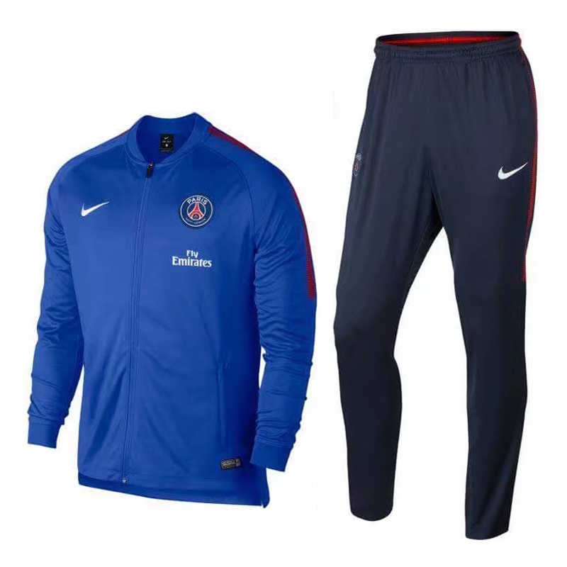 PSG 2017/18 Blue Training Suit (Jacket+Pants) | Dosoccerjersey Shop