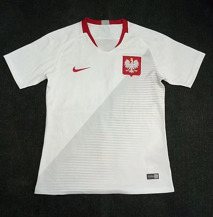 Poland 2018 World Cup Home Shirt Soccer Jersey White | Dosoccerjersey Shop